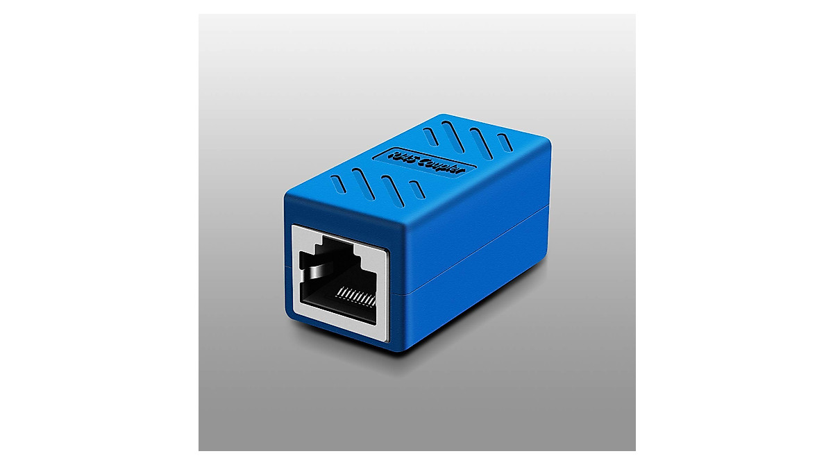 RJ45 Coupler for Fast Ethernet Connection - 5 Pack