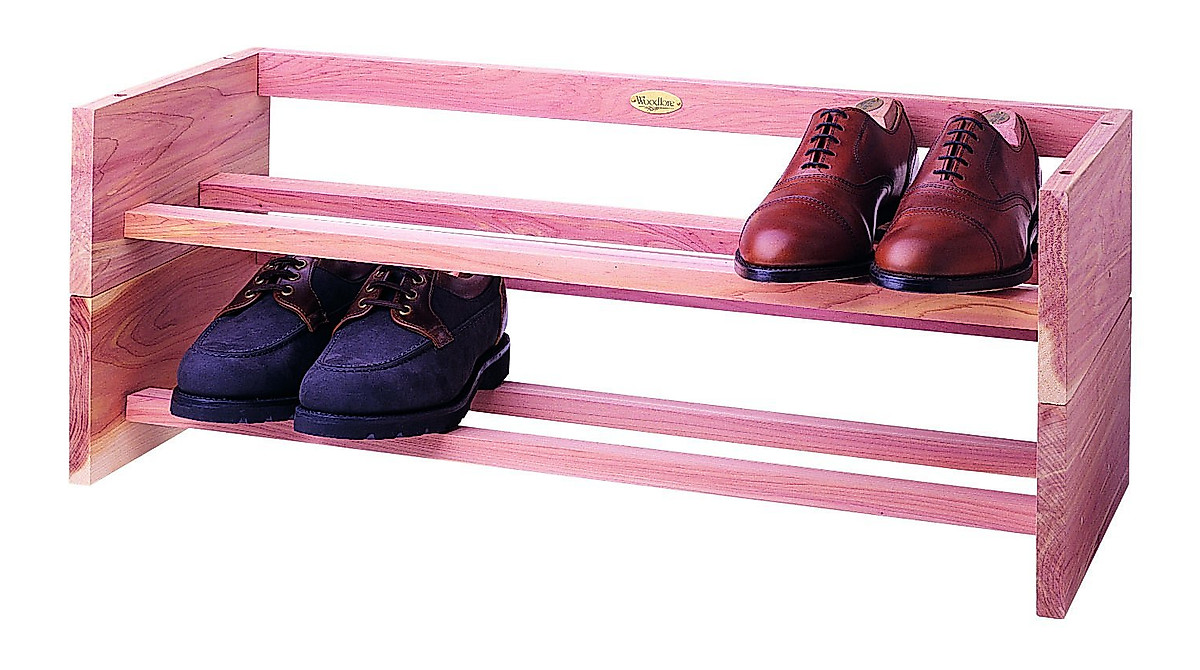 Woodlore Cedar Shoe Rack – Compact Odor-Resistant Shoe Storage