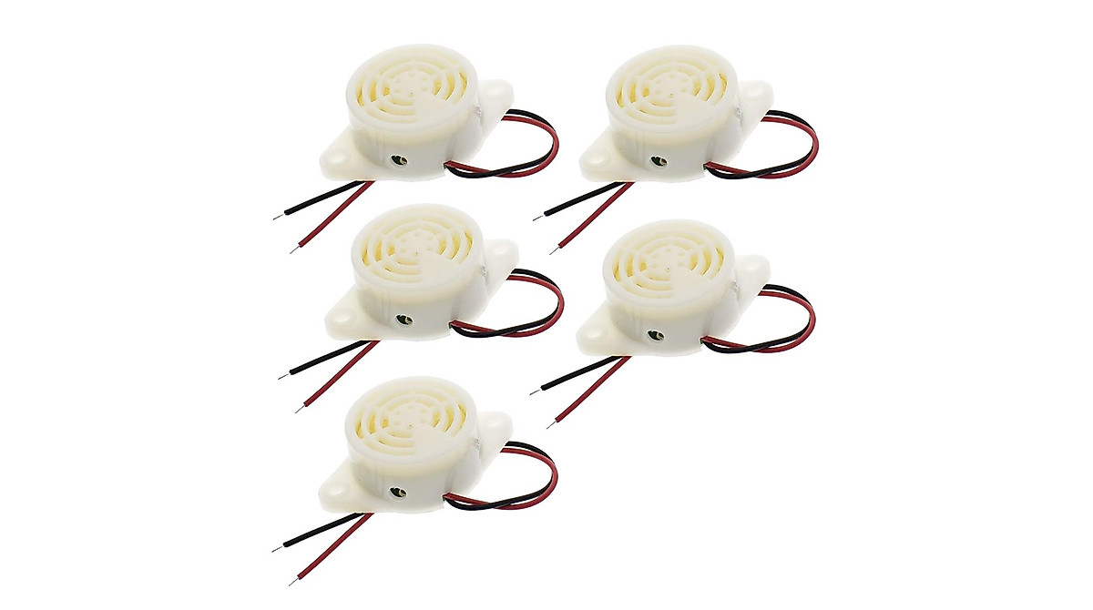 HiLetgo 5pcs 95DB Alarm Buzzer - High-Decibel Sound