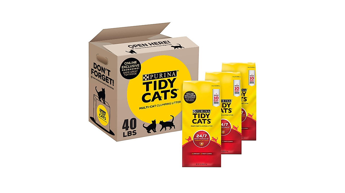 Purina Tidy Cats 24/7 Performance Cat Litter - 3 Bags