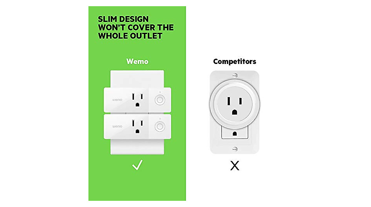 Wemo Mini Smart Plug 3-Pack | Remote Control & Scheduling