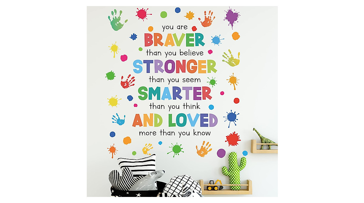 Inspirational Quotes Wall Decals for Kids Rooms