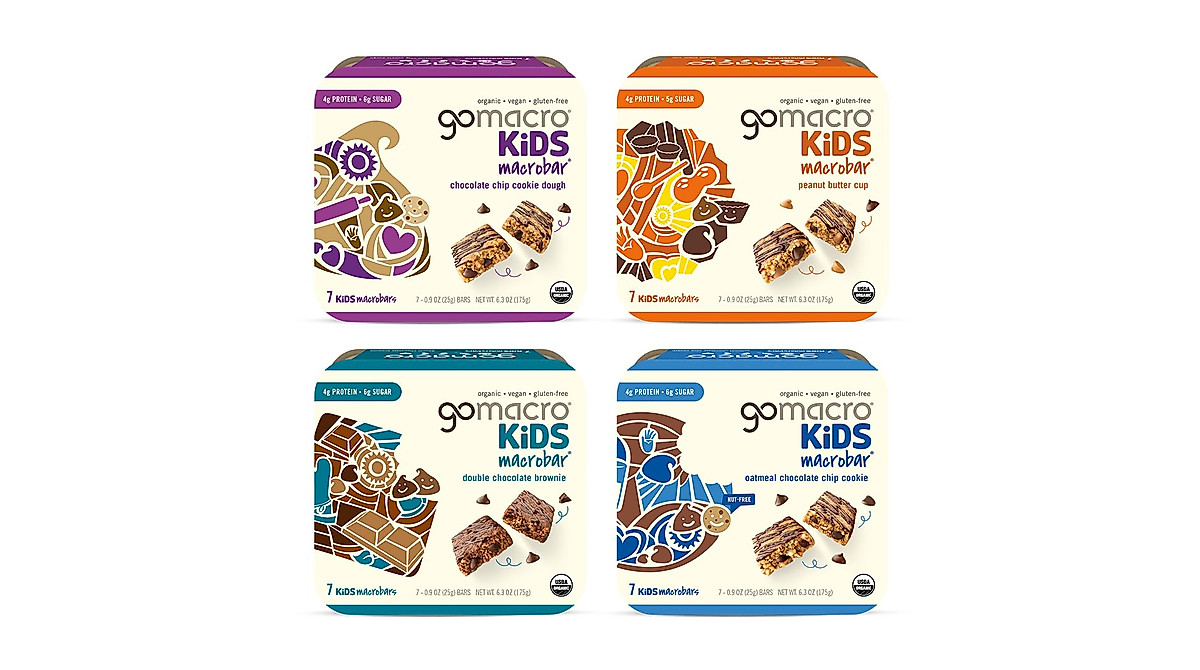 GoMacro Kids MacroBar - 4 Flavor Variety Pack
