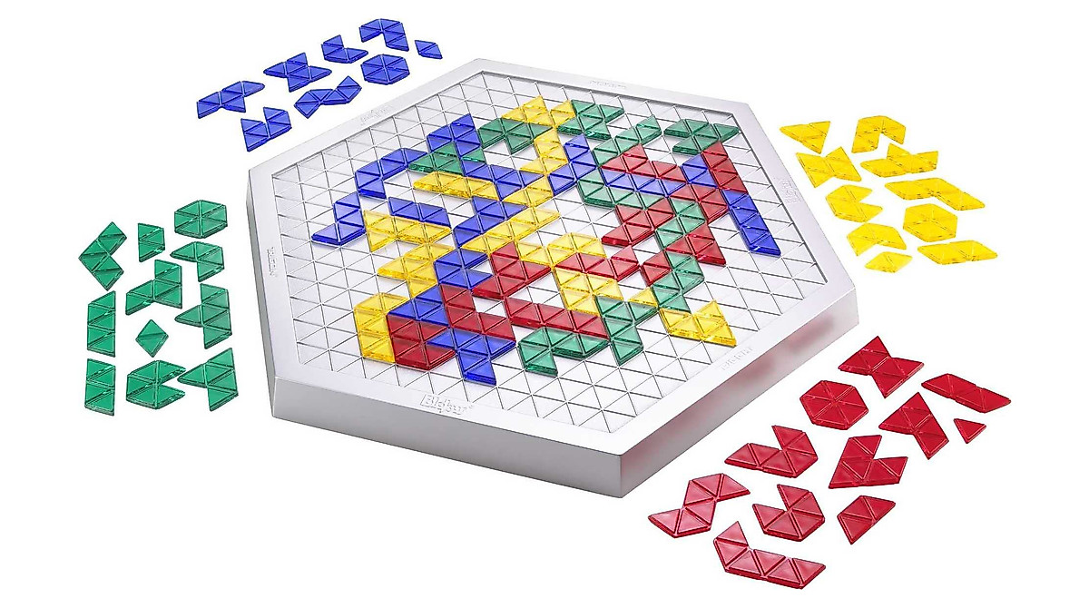 Blokus Trigon Strategy Board Game - Family Fun with Triangular Pieces
