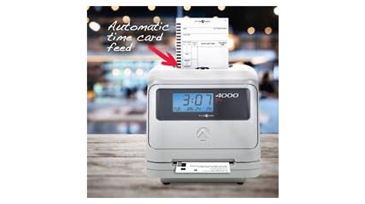 Pyramid Model 4000 Pro Auto Totaling Time Clock for SMBs