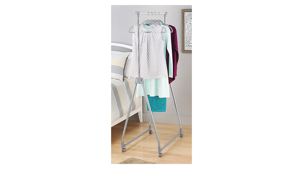 Whitmor Foldable Garment Rack - Adjustable & Portable Closet Organizer