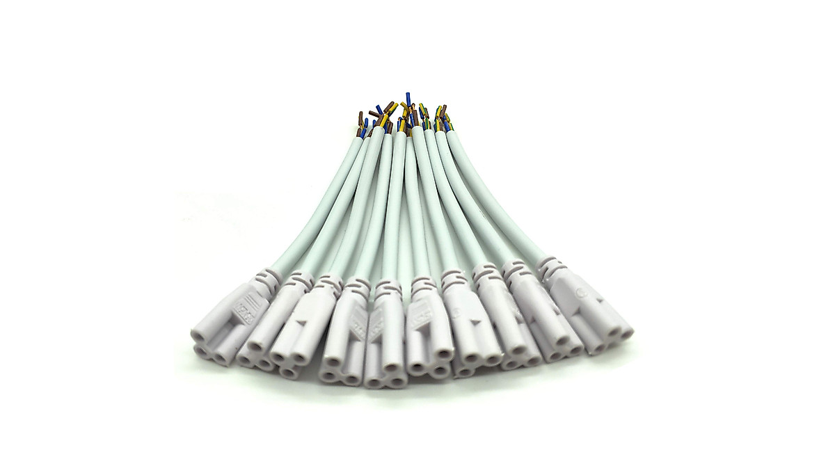 Traodin T5 T8 LED Connecting Wires - Easy Linkable LED Tube Cables