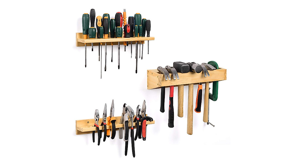 Wall Mounted Tool Organizer - Keep Tools Neat & Tidy