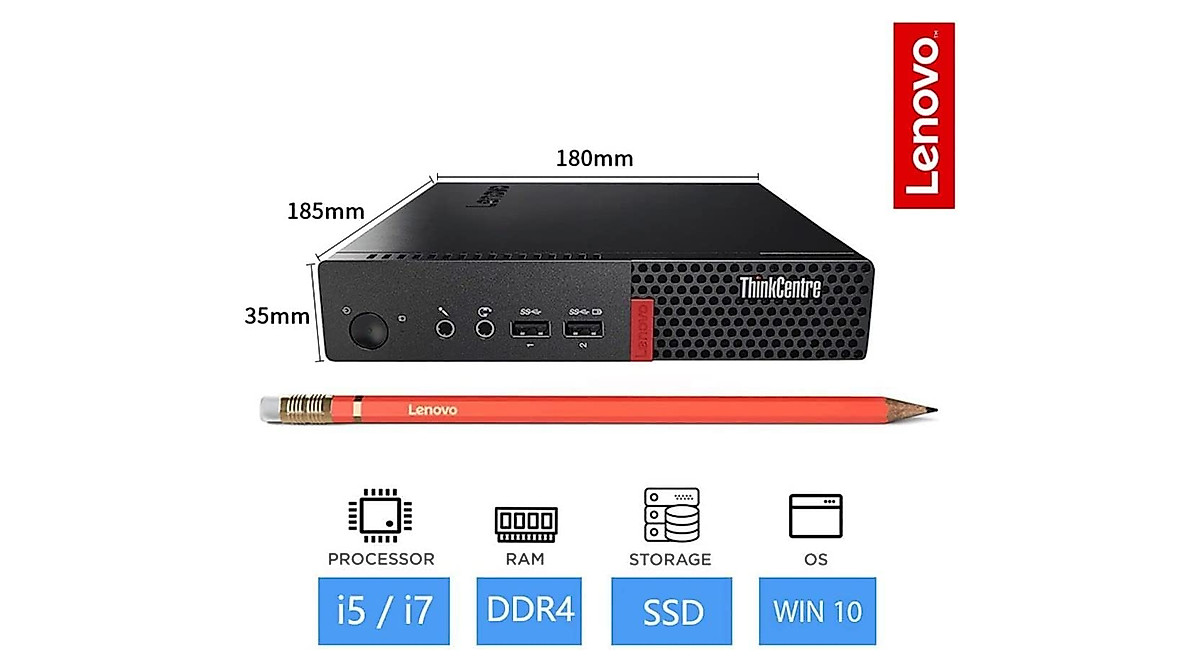 Lenovo ThinkCentre M910q Tiny Desktop with Intel i5 - Powerful & Compact
