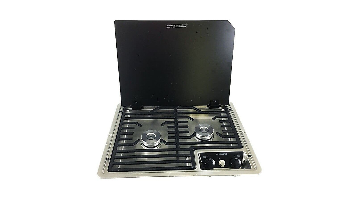 Dometic Drop-In Two-Burner Cooktop | Stainless Steel RV Stove