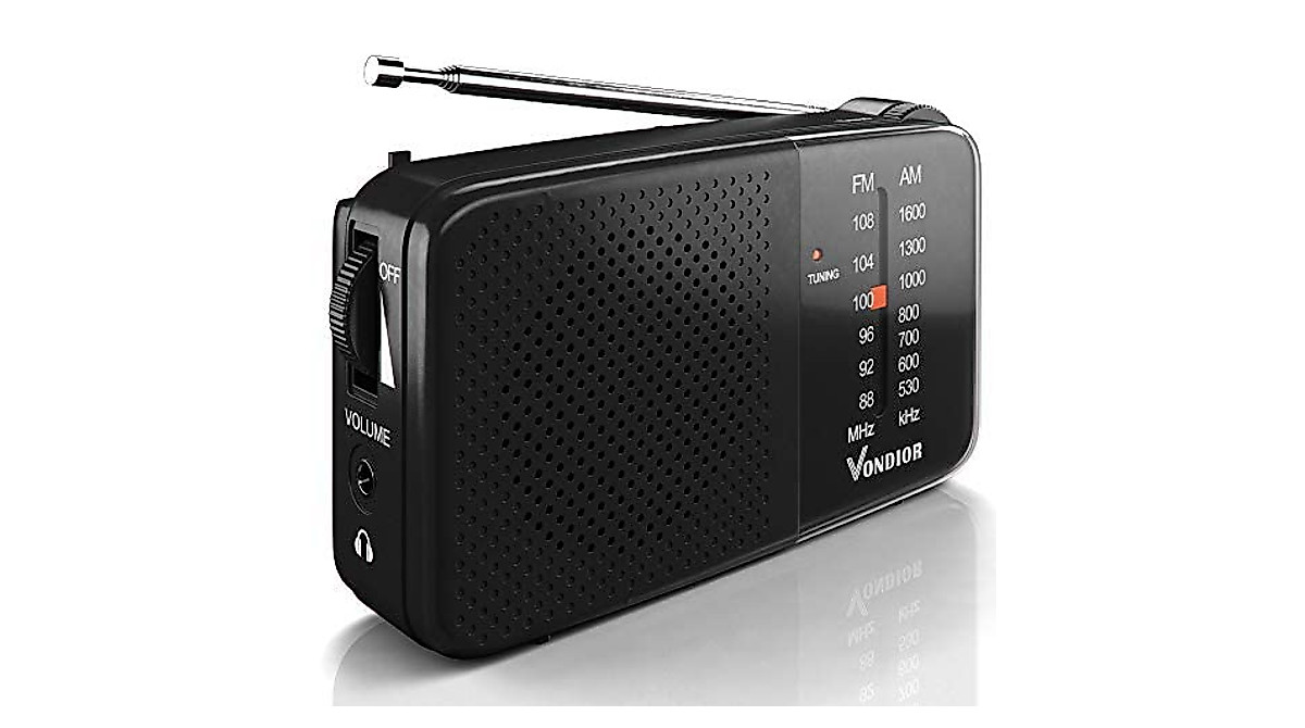Vondior AM FM Portable Radio: Best Reception & Long-Lasting Power