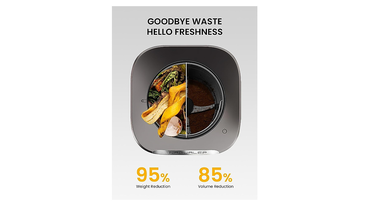 ABUSA NAGUALEP 2.5L Electric Composter - Eco-Friendly Kitchen Waste ...