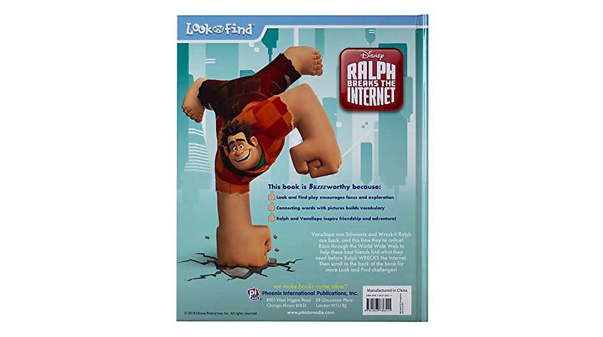 Discover Wreck-It Ralph 2 Look and Find Activity Book