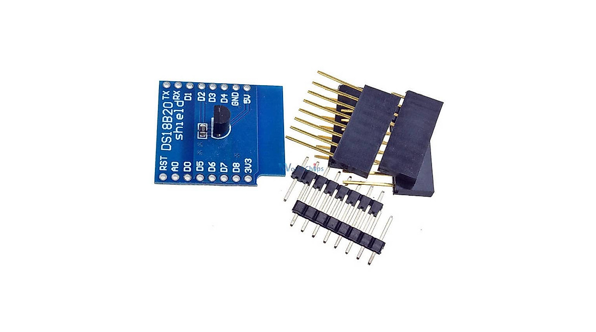 DS18B20 Temperature Sensor Shield for Arduino WiFi