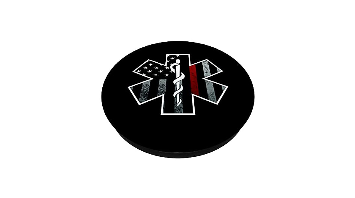 Firefighter EMS Symbol PopGrip | Show Your Pride