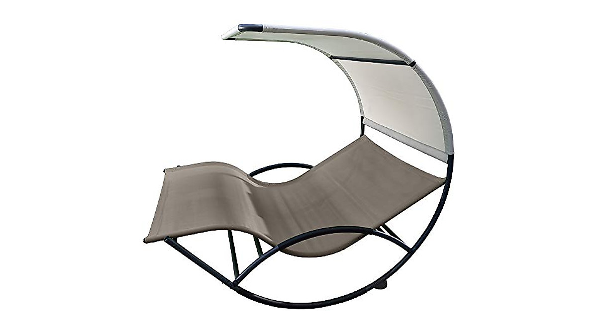 Vivere Aluminum Double Chaise Rocker - Relax in Style