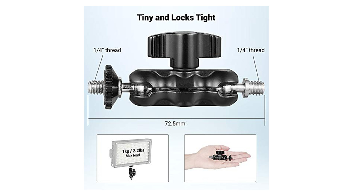 SmallRig Universal Magic Arm with Ballhead - Versatile Camera Mount