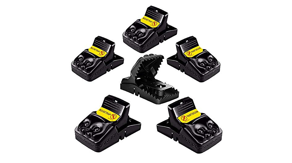 ABC Humane Mouse Traps - Reusable Indoor & Outdoor Pest Control (6 Pack)