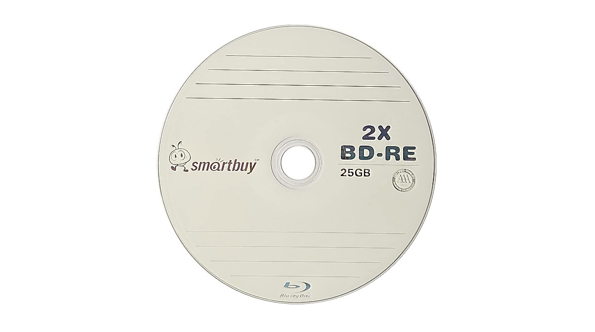 40 Pack Smartbuy 2X Blu-ray BD-RE Discs - 25GB