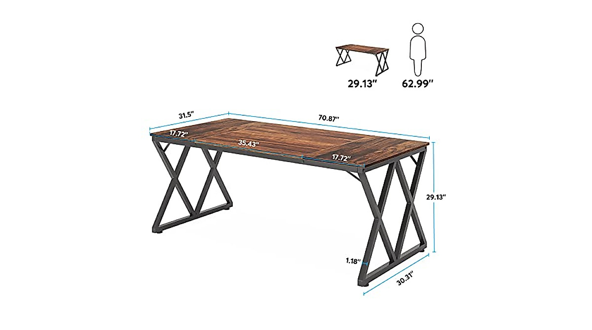 Tribesigns 6FT Conference Table - Versatile Meeting Space