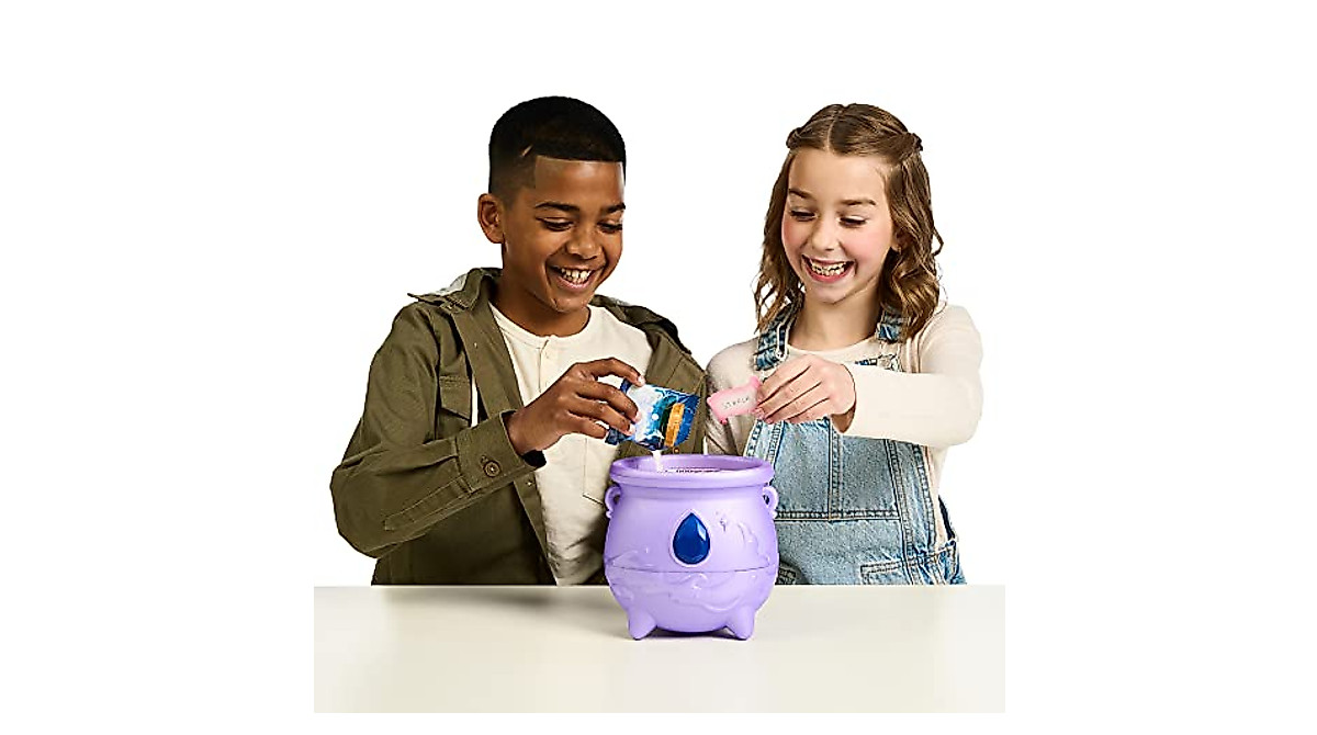 Magic Mixies Color Surprise Cauldron - Reveal Color-Changing Plushie