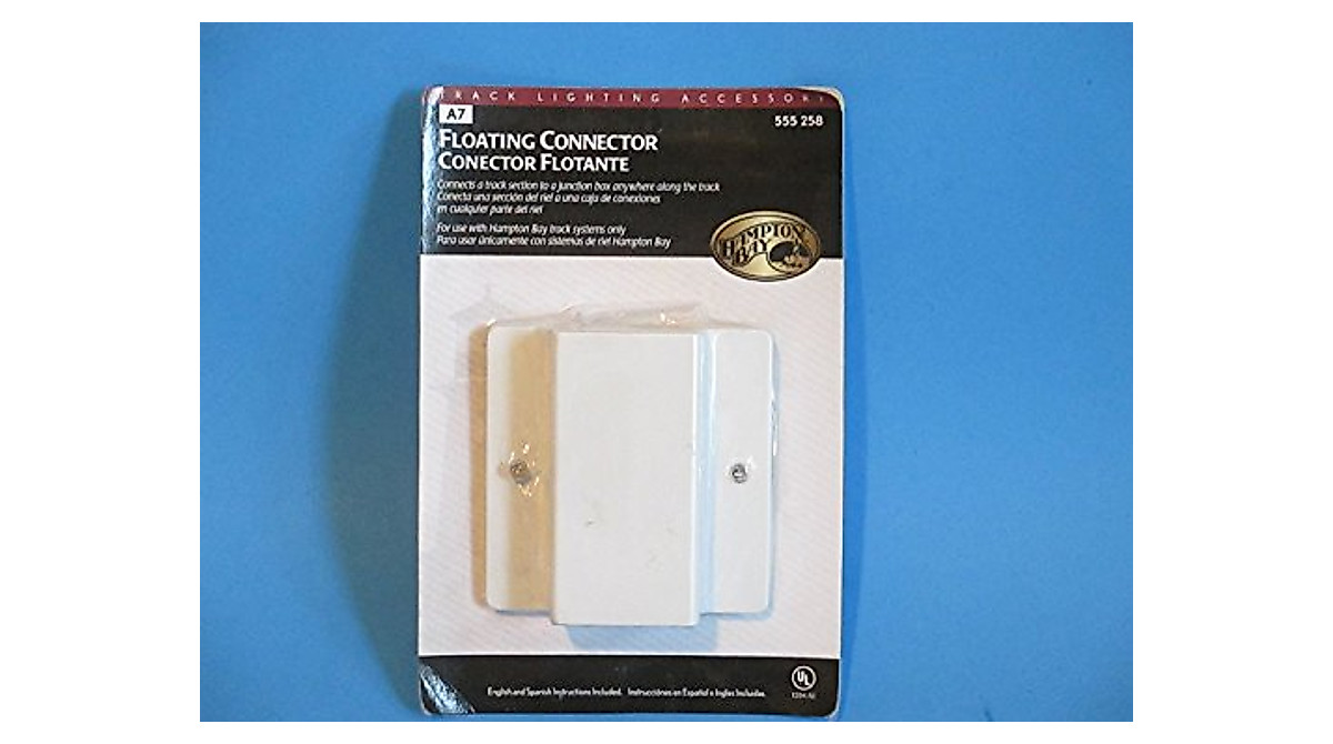 Track Lighting Junction Box Floating Connector - Hampton Bay