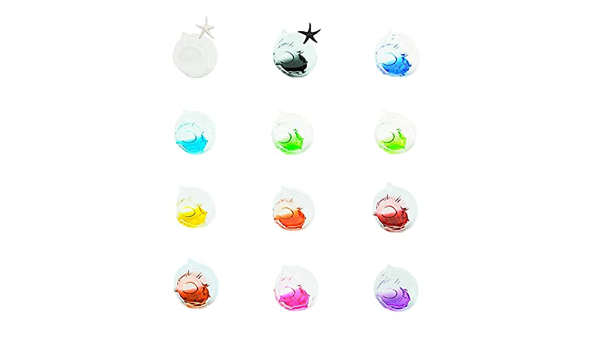 12-Color Epoxy Resin Pigment Set - Vibrant Translucent Colors for DIY ...