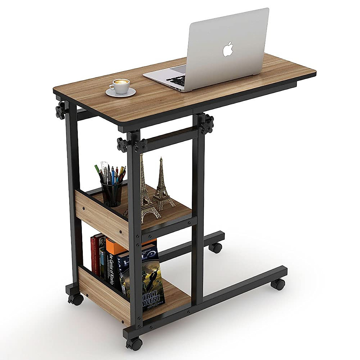 Tribesigns Adjustable C Table Mobile Sofa Side Laptop Desk