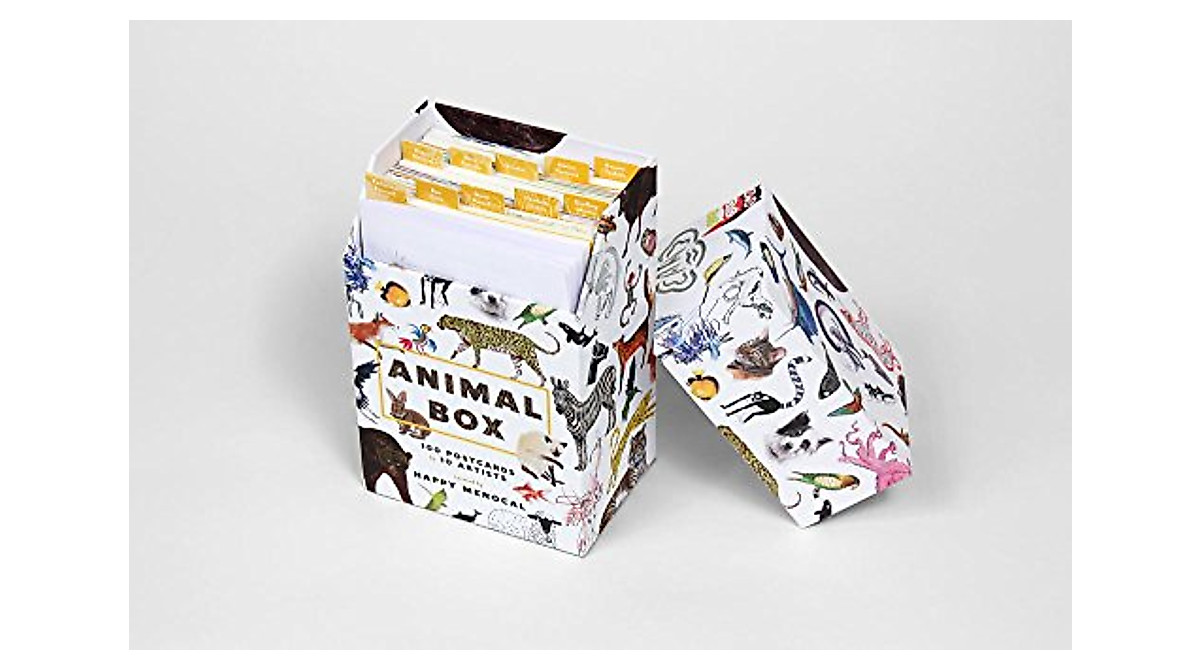 Animal Box Postcards: 100 Unique Designs from 10 Artists