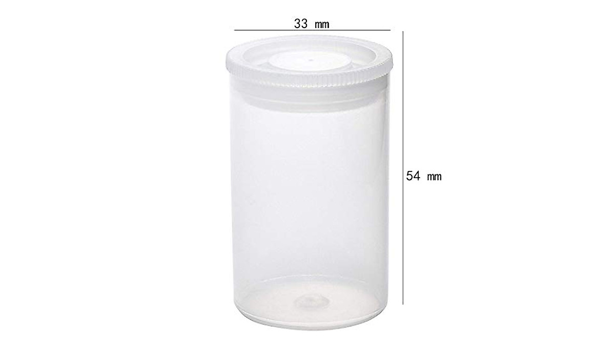 AKIRO Transparent 35mm Film Canisters | 15 Pack Storage