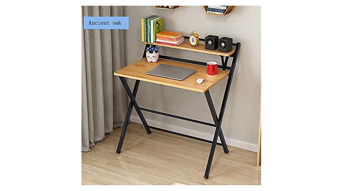 PENATE Folding Study Desk - Space-Saving Laptop & Work Table