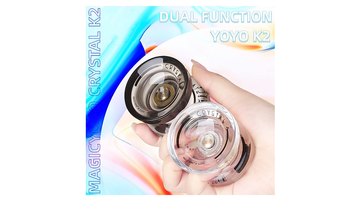 MAGICYOYO K2 Crystal Yoyo Pack for Beginners & Pros | Dual-Function ...
