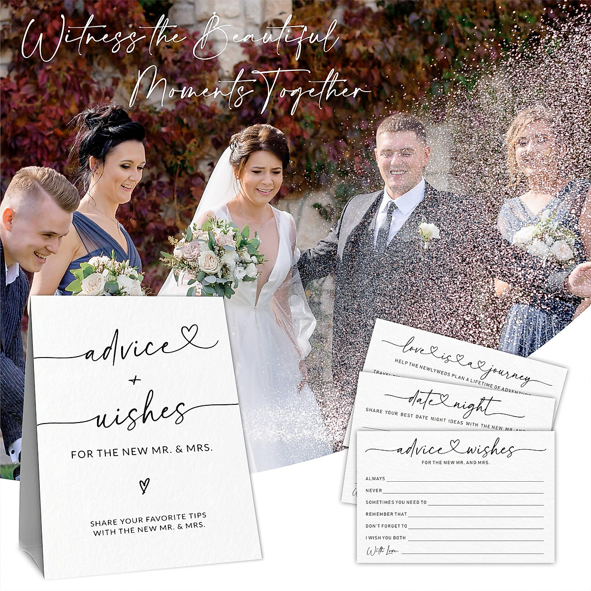 Wedding Advice Cards for the New Mr & Mrs