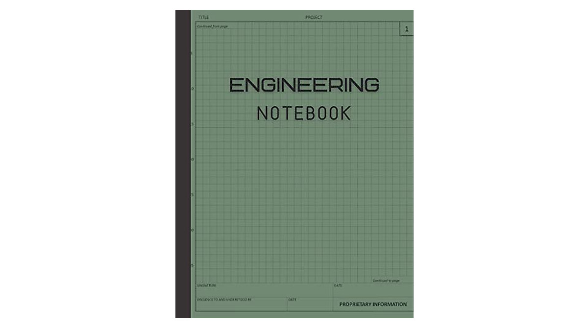 Engineering Notebook for STEM Professionals - 120 Pages