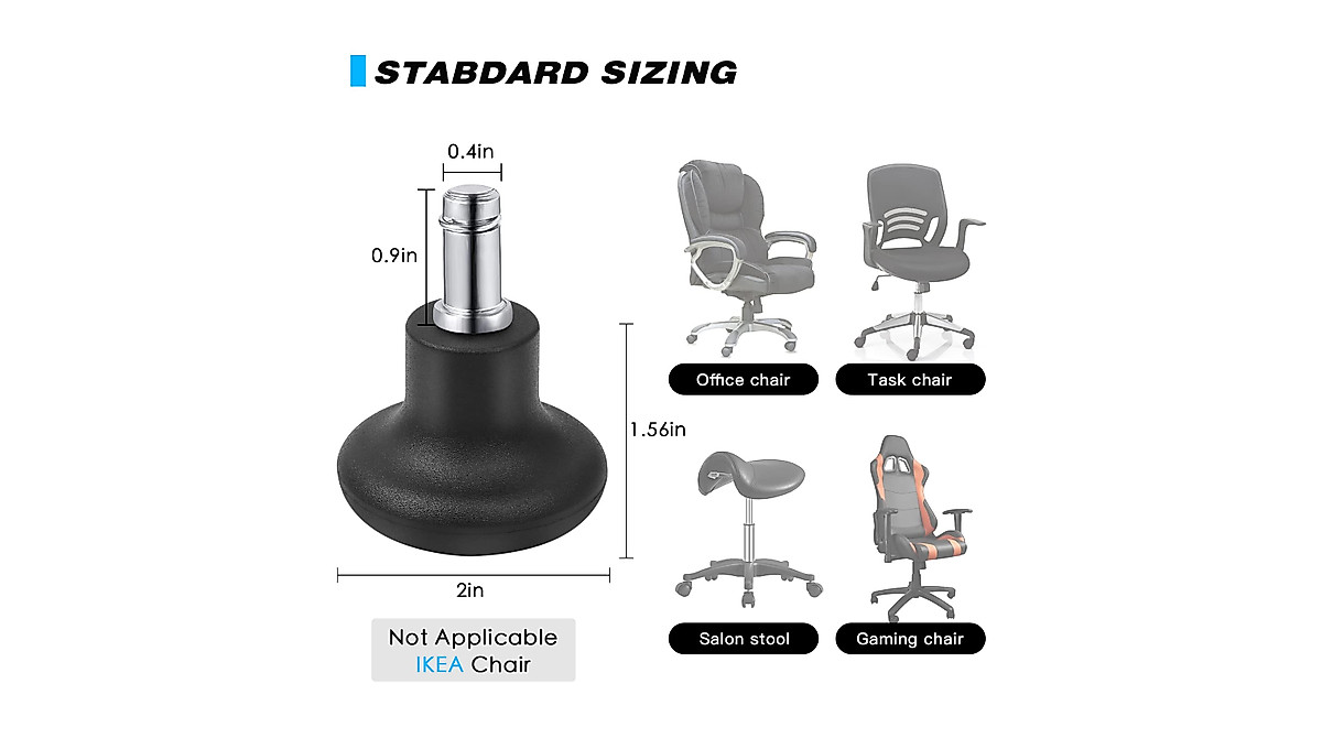Chair Feet Wheel Stopper - Stabilize Your Office Chair