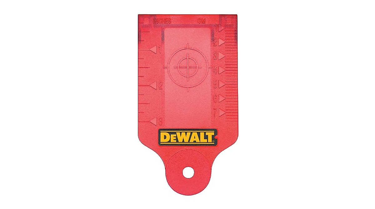 DEWALT Laser Target Card DW0730 for Rotary Lasers | Enhance Visibility ...