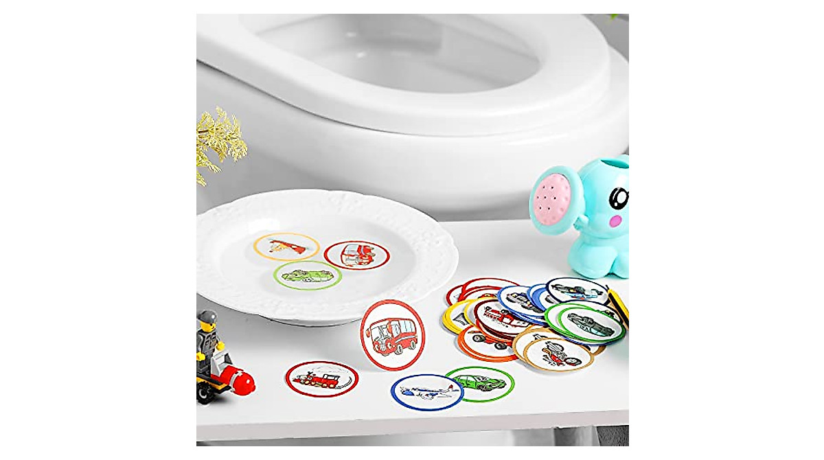 Potty Training Targets for Boys - 120 Fun Designs
