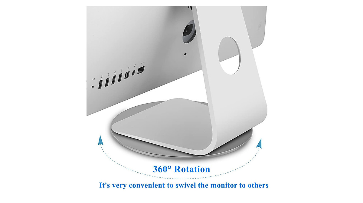 360° Aluminum Monitor Swivel Base for Monitors & Laptops