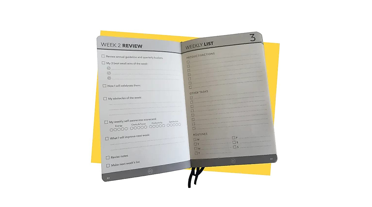 Effic Entrepreneur's Business Planner for Productivity & Goal Setting