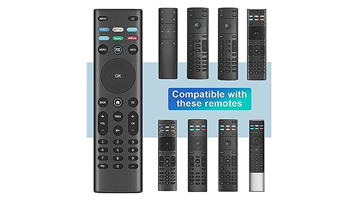 XRT140 Watchfree Smart TV Remote for VIZIO – Universal & Easy to Use