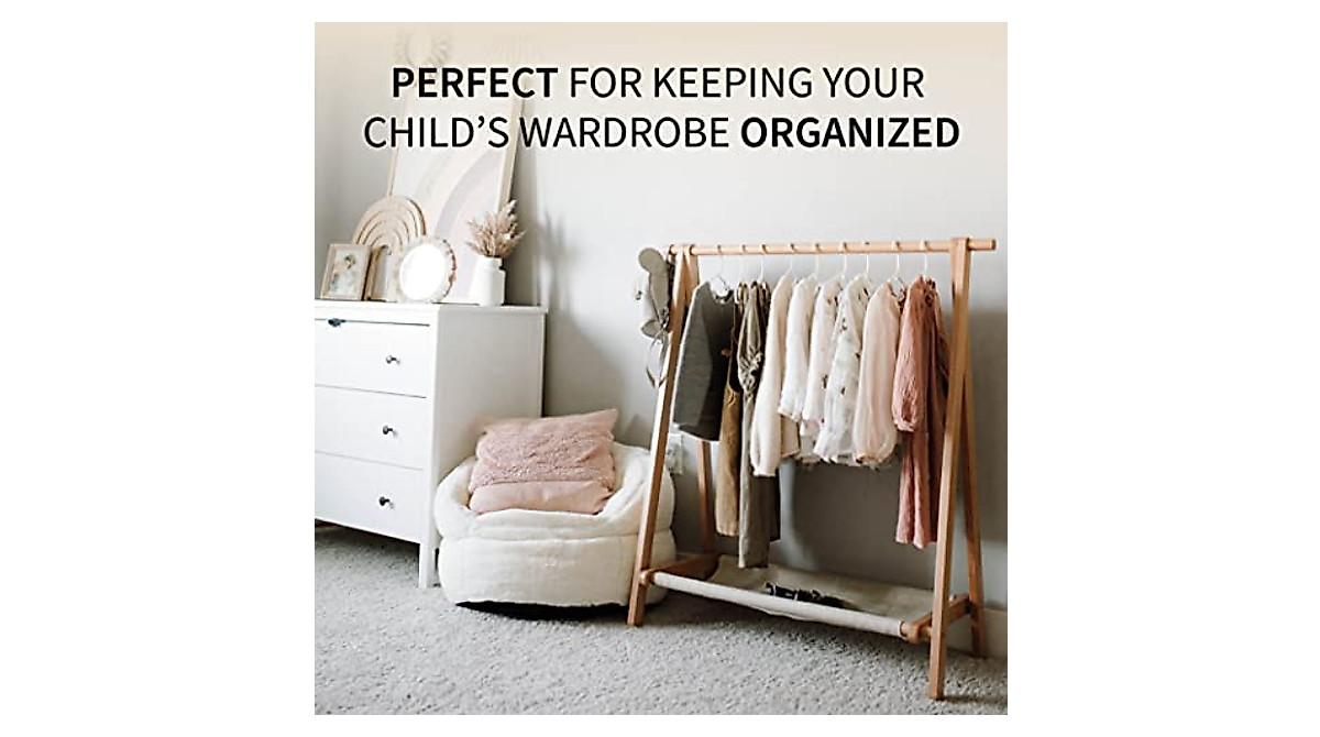 Kids Clothing Rack - Stylish & Durable Design for Organizing