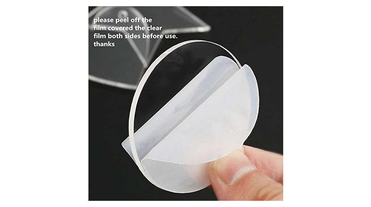 MEYA 20pcs Clear Acrylic Discs for Crafts & DIY
