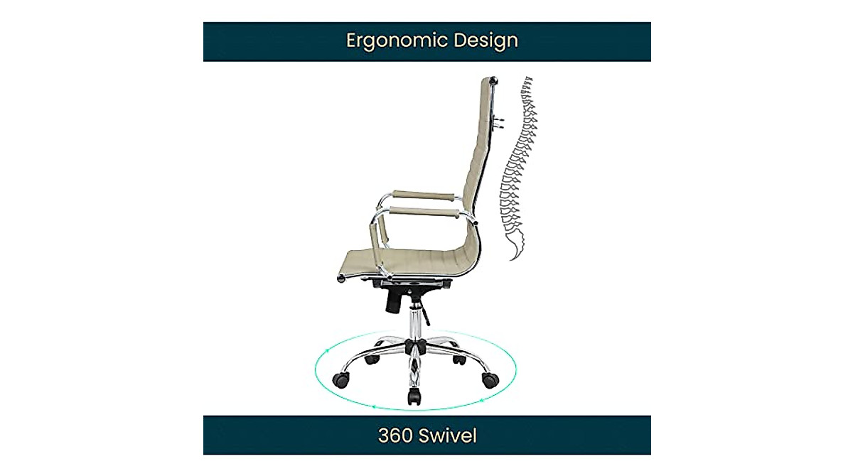 Harris Modern Executive Office Chair - Ergonomic & Adjustable