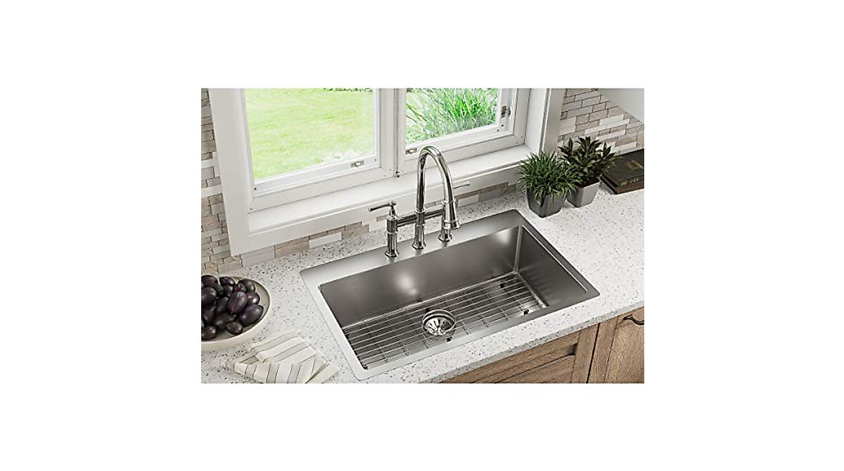 Elkay Crosstown Single Bowl Stainless Steel Sink Kit
