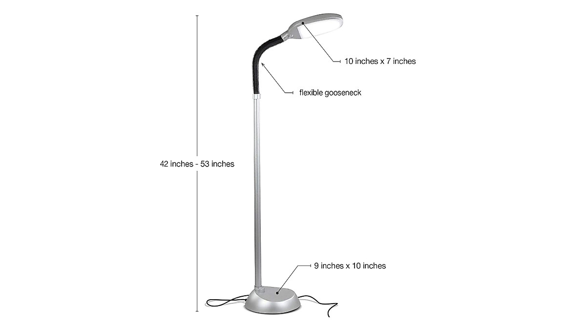 Brightech Litespan LED Floor Lamp - Energy Efficient & Adjustable