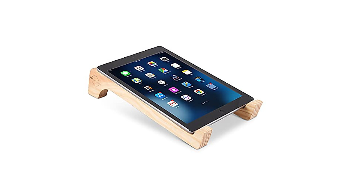 Wooden Laptop Stand - Ergonomic, Portable & Eco-Friendly Riser