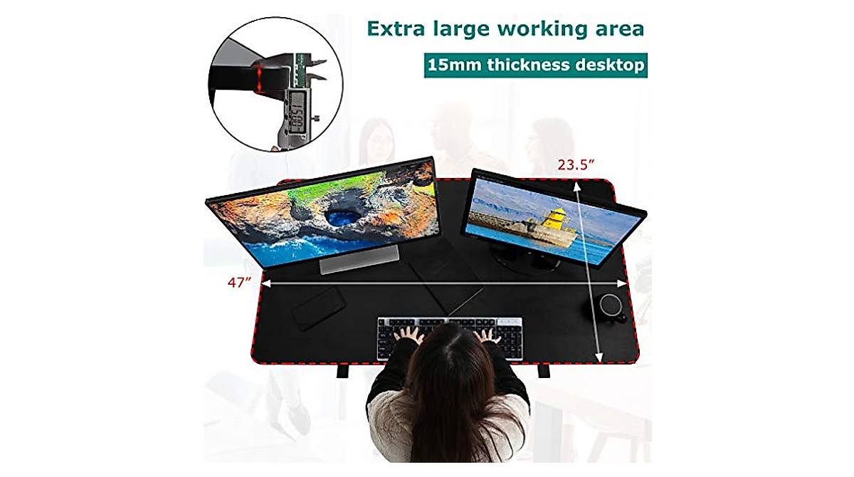 Adjustable Standing Desk - Ergonomic Sit-Stand Converter