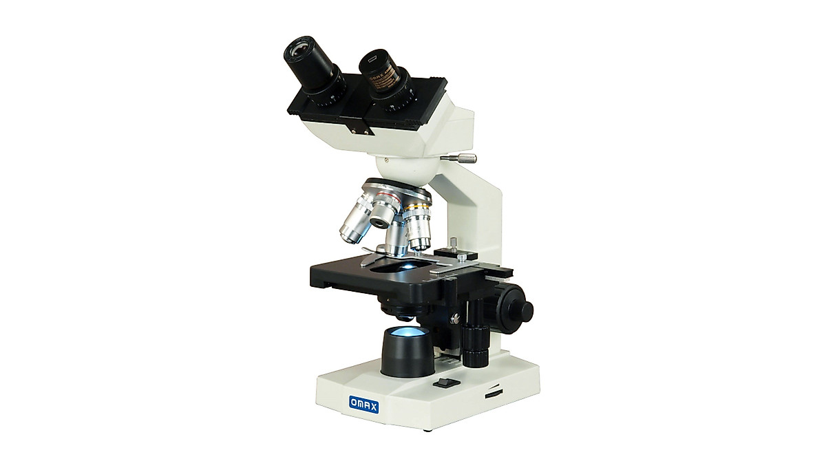 OMAX 40X-2500X Binocular Lab Microscope & 5MP Camera