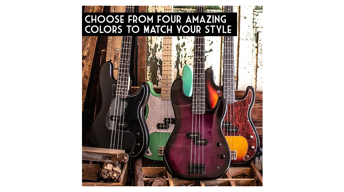 Sawtooth EP Series Electric Bass Guitar in Surf Green | Best Value Bass