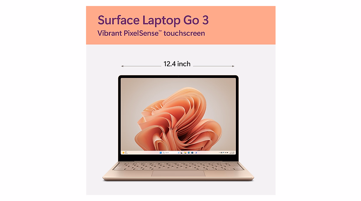 Microsoft Surface Laptop Go 3 - Lightweight 12.4